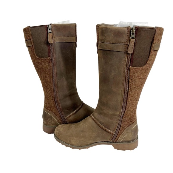 Eddie Bauer Brown Winter & Rain Boots Durable Leather - Picture 3 of 11